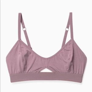 Richer Poorer Plum Purple Cut Out Bralette
